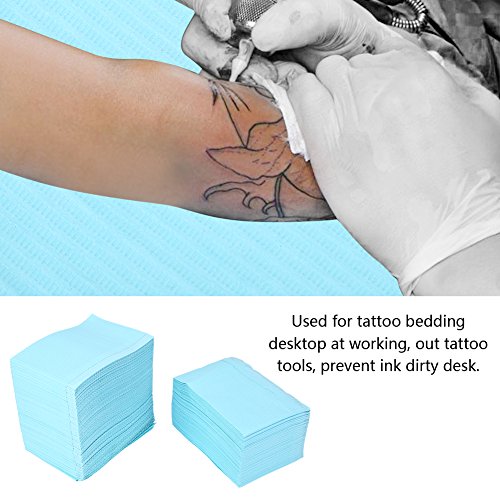 125kom jednokratne tetovažne vodootporne stolnjake profesionalne higijenske potrepštine za tetovažu 4 boje