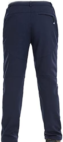 Unutrašnja kuća muške tople čvrste pantalone za planinarenje pantalone otporne na vjetar radne pantalone