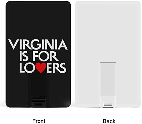 Virginia je za ljubitelje USB Flash Drive Personalizirani kreditni pogon Memory Stick USB ključevi