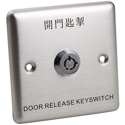 UHPPOTE Prekidač za izlaz sa šupljim vratima Prekidač za ključeve od nerđajućeg čelika