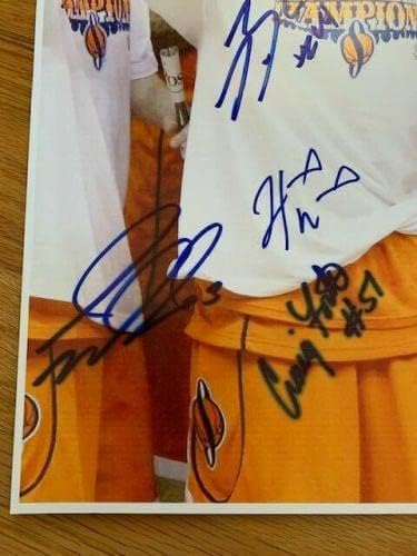 Team Syracuse 2003 potpisao je 16x20 boja fotografije 6 sigs boeheim + gmac + hakim jsa - autogramirani