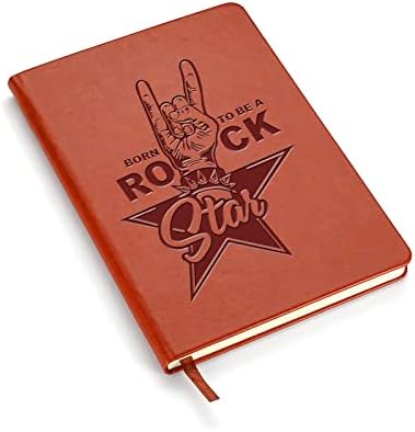 Lbwcer rođen da bude rock zvezda: roll glazbeni fanovi notebook-a članovi rock band časopisa pokloni rock