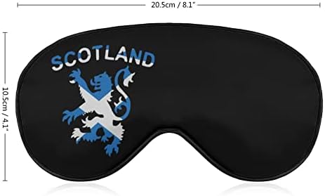 Lion Rampt Scotland Scottish Bice Maska za spavanje Noćna sjenka Pokrivač podesivi za oči sa smiješnim grafikom