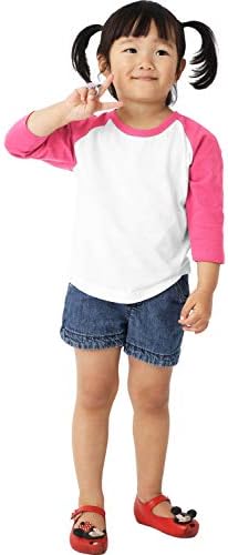 Ma Croix novorođenčad i juniori 3/4 baseball majica od raglanskog rukava Slim Comfort FIT dres djece TEE
