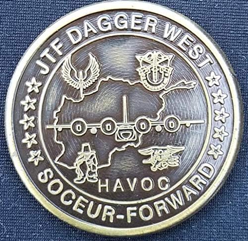 Ultra rijedak AFSOC TF Dagger West 7th SOS OEF IMPLEMENT COIN