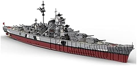Njemački bojni brod Bismarck arhitektonski Model iz Drugog svjetskog rata, 7164 komada klasično vojno oružje