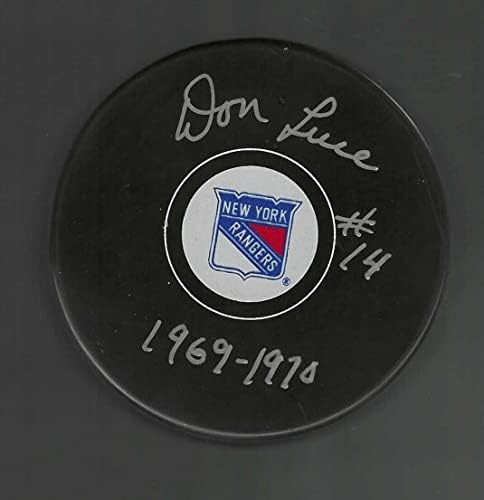 Don Luce potpisan & upisan New York Rangers Pak-potpisanim NHL Pak