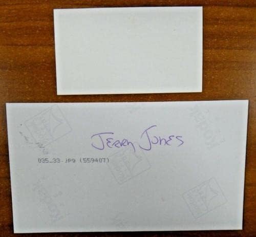 Jerry Jones Dallas Cowboys Vlasnik fudbala potpisao je fotografiju i posjetnicu - autogramirane NFL fotografije