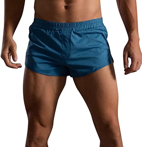 BMISEGM muške bokserske kratke hlače Muške ljetne hlače od pune boje Elastična traka labavi brzi suhi povremeni