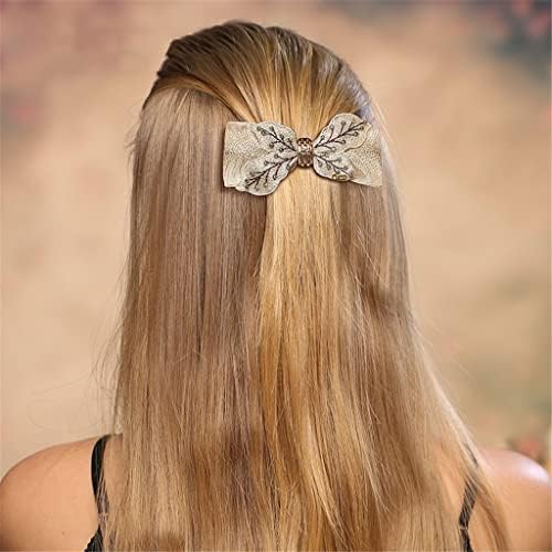 HGVVNM Butterfly Clower Mather Hairpin Back Head One Word Clip Spring Clip Veliki frizure