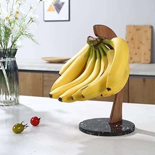 Everous držač banane, mramorni štand sa kukom od nehrđajućeg čelika