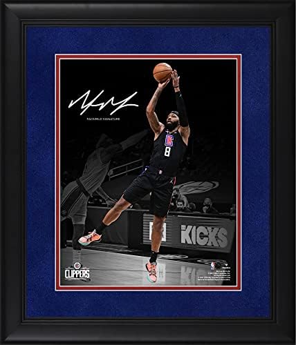 Marcus Morris SR. Los Angeles Clippers Framiran 11 x 14 Spotlight fotografija - Faksimilni potpis - autogramirana