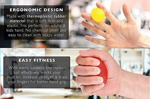 Spancare hand Strengener Stress Ball - lopte za vježbe ruku za dlan, prste i palac