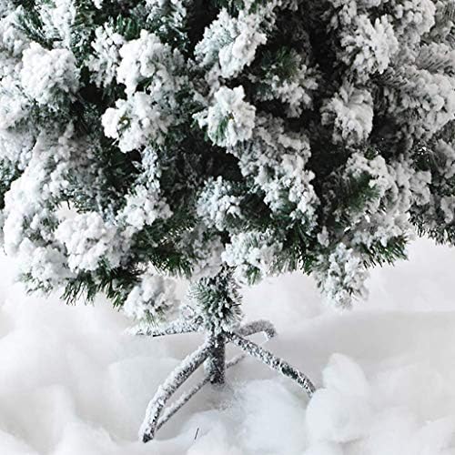ZMDZA Umjetno božićno drvce, pala snijega božićna stabla s metalnim štandom za odmorski ukras