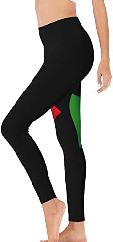 Italia Italija Italijanska zastava Ženske joge hlače Capri gamaše visokog struka mršave hlače
