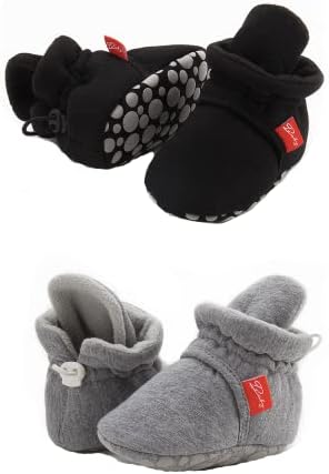 Babelvit Newborn Baby Boy Girl Soft Fleece Pločići Ostanite na novorođenčadi čarape cipele za cipele Non