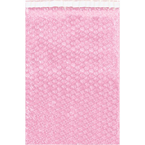 Anti-statičke torbice za mjehuriće, 10 x 15 1/2, ružičasta, 250 / futrola