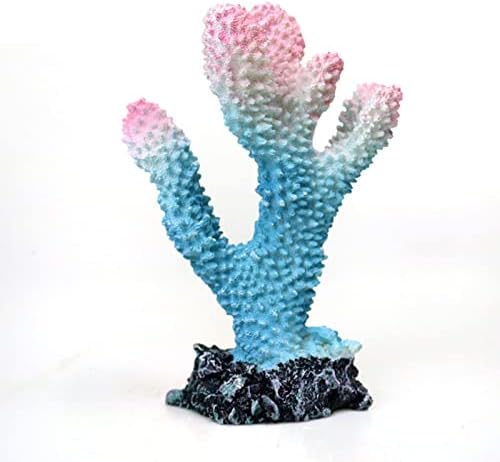 Aimimi Aquarium Coral Polyresin ukrasi, lažna umjetna simulacija LifeLike Coral podvodne postrojenja za