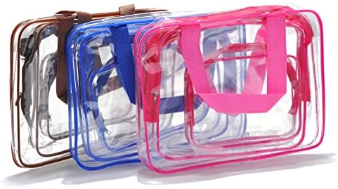 Nipogear Travel Transparent Wash trodijelni Set, PVC kozmetička torba, vodootporna torba za pranje Prijenosna