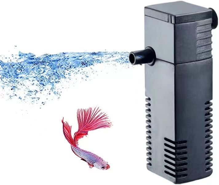 EmmaWu 60 GPH Mini Filter za akvarijum unutrašnji potopni Filter za akvarijum za ribe