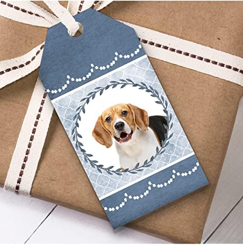 Beagle Pas Plavi Rođendanski Poklon Favor Poklon Oznake