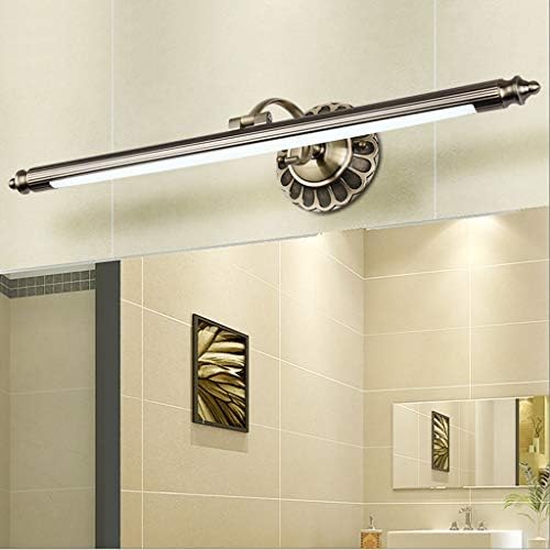 JYDQM tradicionalne mesingane LED zidne lampe u kupatilu dužine 70 cm Gornja ogledala slikovna svjetla sa