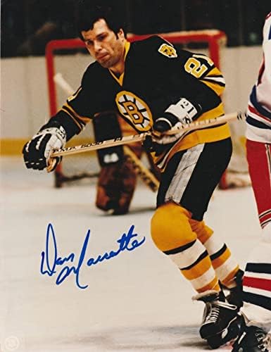Don Marcotte Boston Bruins Action potpisan 8x10 - autogramirane NHL fotografije