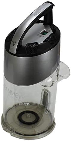 Bissell 160-4543 Dirt Cup, Sparkle Silver W / O Separator Cleanview, Crna