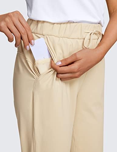 CRZ Yoga Žene 4-smjerne pantalone za gležnjače - 7/8 haljine radne hlače džepovi Atletski joga putuju casual