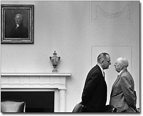 Predsjednik Lyndon Johnson Candid 8x10 Silver Halide Photo Print