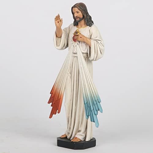BC Buildclassic Božansko Mercy Statue Catholic Figurine, 6 inča h, ručno oslikano