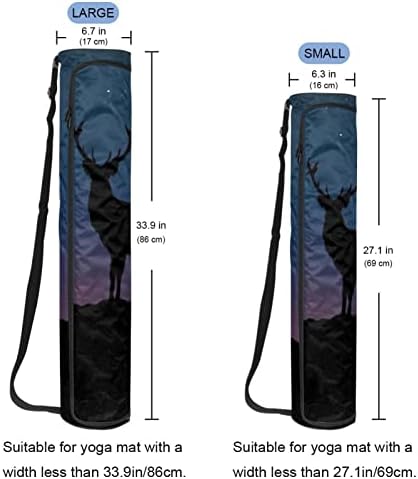 Jelena Dilhouette Yoga Mat torbe full-Zip Yoga torba za nošenje za žene i muškarce, Vježba Yoga Mat nosač