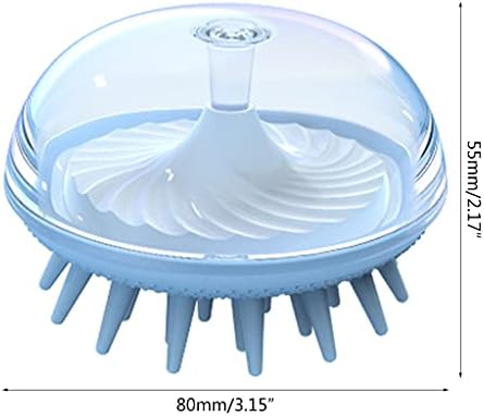Qksky okrugla meduza Oblik šampon za kosu silikonska čekinja Air jastuk Akupoint glava masaža čišćenje čišćenja