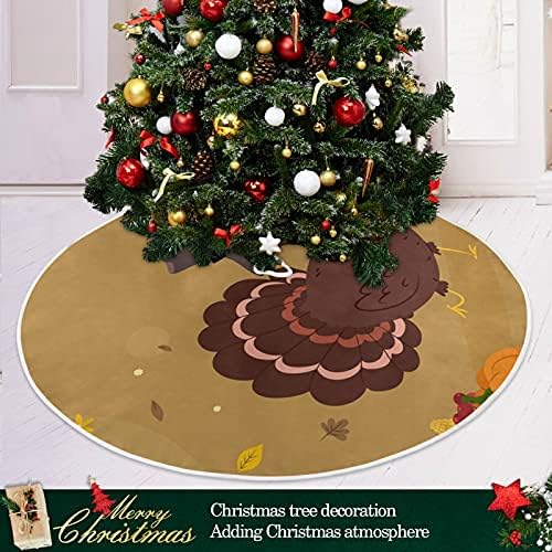 Potpuni zahvalnosti Božićna suknja 36inch / 48inch Domaći dekor za Xmas Tree Suknje MAT za sretne ukrase