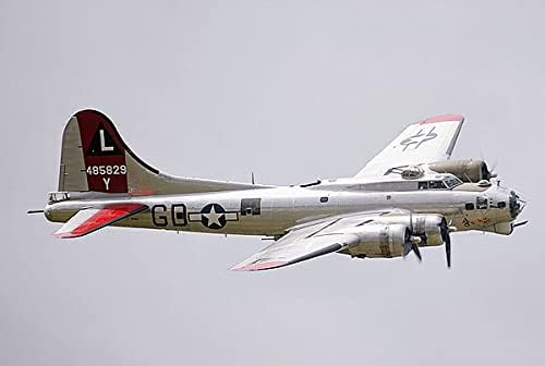 B-17 leteći bombarder tvrđave 'Yankee Lady' 8x12 srebrni Halid Photo Print