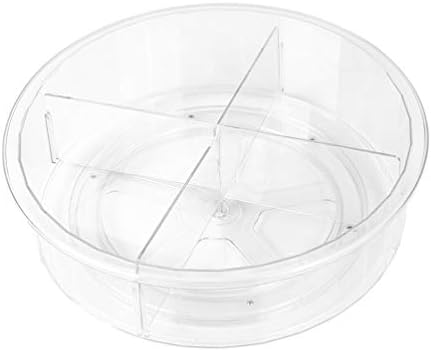 Cabilock plastični spremnik rotirajuće stalak za pohranu 2pcs regal organizator kuhinjski kontratop nosač