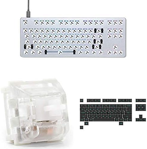 Drop CTRL Barebones Tastatura sa Halo Clear prekidačima i Redsuns GMK Red Samurai keycap Set