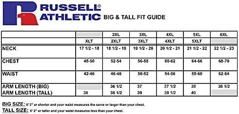 Russell atletski veliki i visoki duksevi za muškarce - Fleece MENs Jogger Dukserice