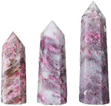 APENGSHI šljiva turmalin zacjeljujući kristalni toranj 2.4-2.8 Prirodni kristalni kamen 6 fasetirano jednočasno