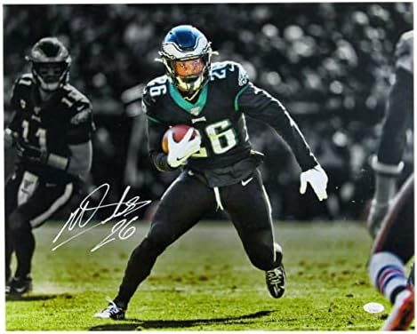 Miles Sanders Philadelphia Eagles potpisani / autogramirani 16x20 FOTO JSA 162186 - AUTOGREM NFL fotografije
