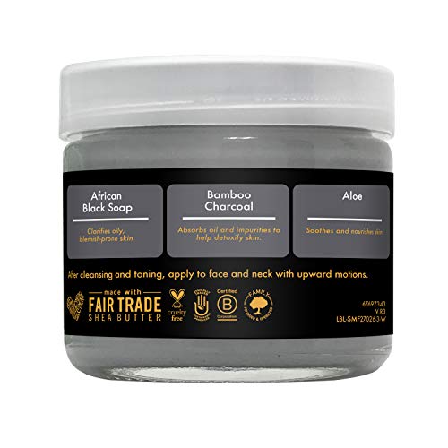 SheaMoisture hidratantna krema za lice za kožu sklonu aknama afrički crni sapun sa Shea maslacem 2 oz