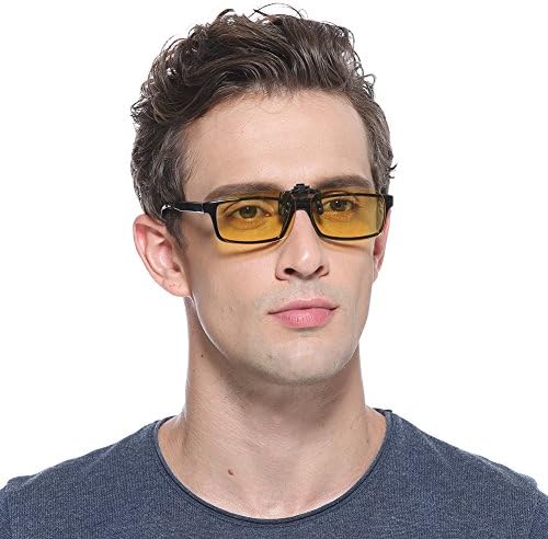 Cyxus plavo svjetlo UV blokirajuće naočare sa kopčom protiv zatezanja očiju na preklopnim naočarima i žutim