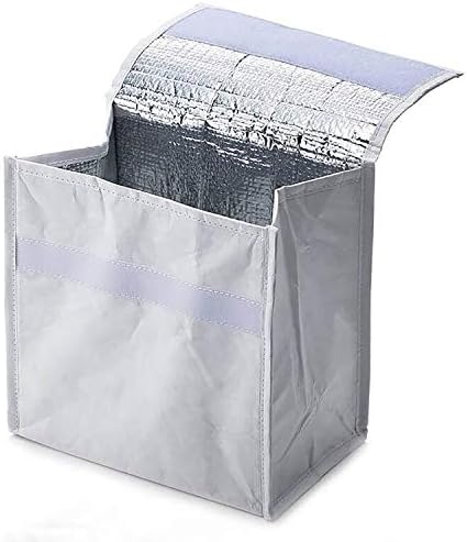DEAN& DELUCA ugalj siva sklopiva kompaktna izolovana torba za ručak rashlađena torba