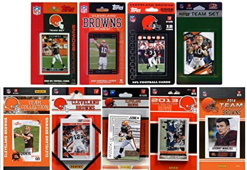 C & I Sakupljači NFL Cleveland Browns sa licencom za trgovinsku karticu Team Set