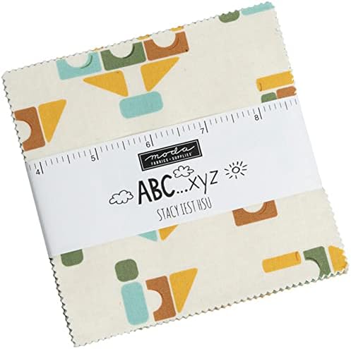 Moda tkanine ABC XYZ Charm Pack od Stacy Iest HSU; 42-5 precut tkanina jorgan kvadrata