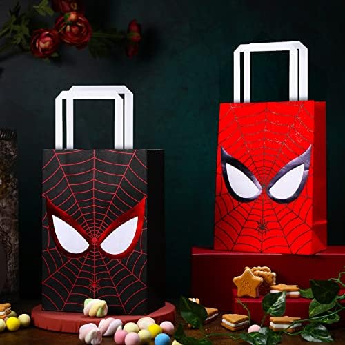 16 komada Spider Treat torbe, Party torbe za Spider, papir pokloni torbe za Party Favor, poklon torbe djeca