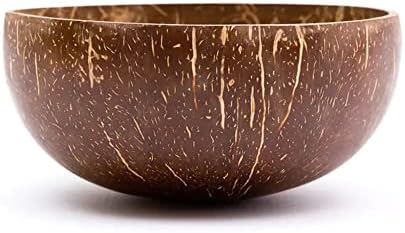 Ladia Coconut Bowl - Ručno rađena, prirodna, ukrasna zdjela - Višenamjenska zdjela - Jogurt Bowl - Ponovna