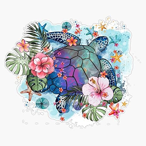 Morska kornjača Vodena ploča za tattoo naljepnica od branika Vinil Decal 5