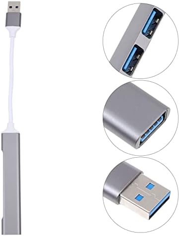 Mobestech USB Splitter 4 Aluminijum USB Port Legura laptop pogon Multi-Port mobilni blic za upotrebu držač-Port