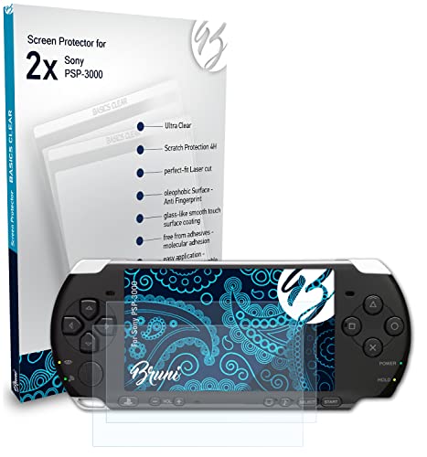 Bruni zaštitnik ekrana kompatibilan sa Sony PSP-3000 zaštitnom folijom, kristalno čistom zaštitnom folijom